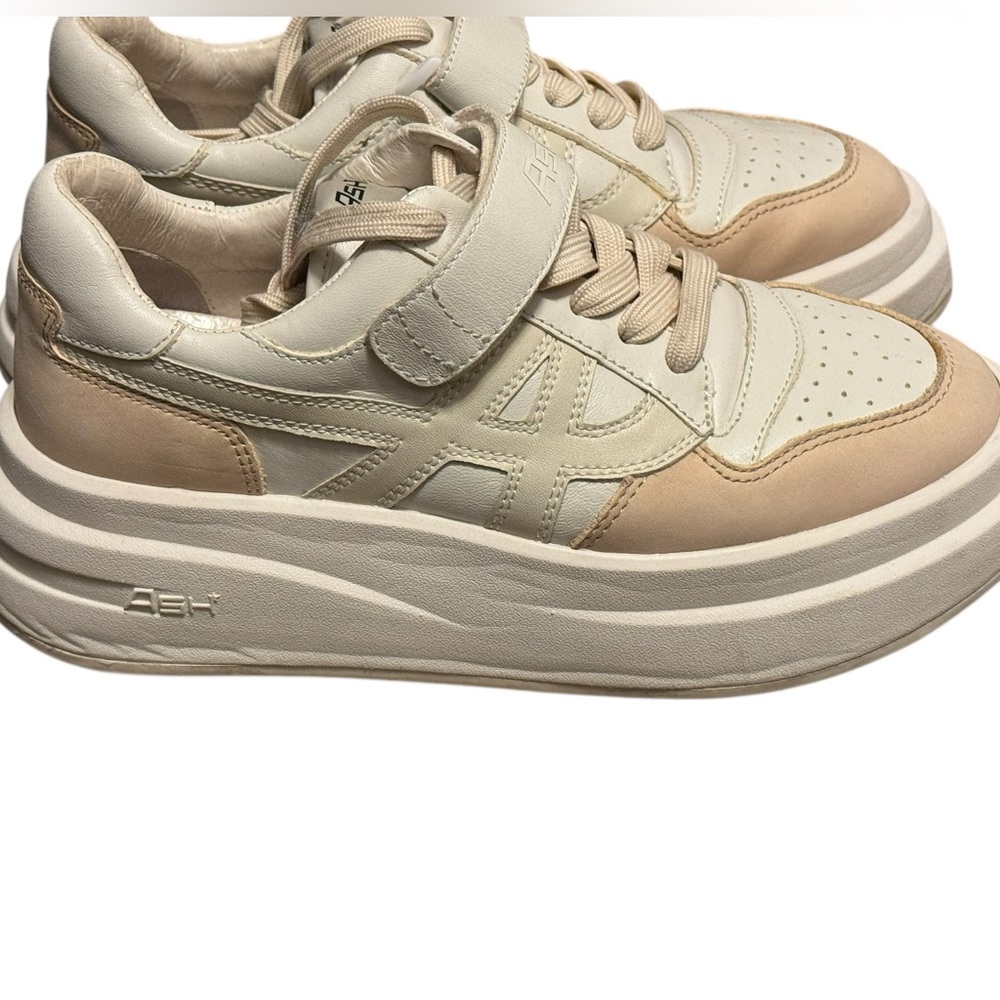 ASH leather platform shoes size 38 EU